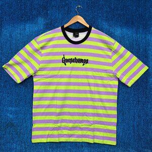 Dumbgood x Goosebumps “Logo Stripped” Graphic T-Shirt Size Extra Large
